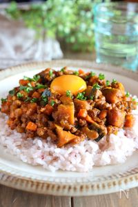 ほくほく＊かぼちゃキーマカレー