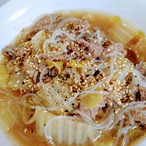 ゆみの作ってみた!投稿(【とろとろ白菜と牛肉のスープ】ご飯にかけても絶品♪)