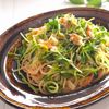 とのちゃまの作ってみた!投稿(桜えびと豆苗の和風パスタ)