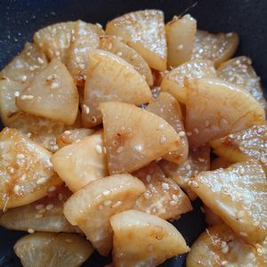 Yukkの作ってみた!投稿(中華風！！生姜たっぷり大根の照り焼き【作り置き】)