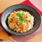 炒めない鮭チャーハン_フライパンひとつ4人分楽ちん＆ヘルシー