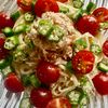 梅干し風味でさわやか！トマトとツナのサラダうどんの工程3