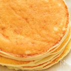 お餅とホケミで作る
【とろけるもっちりパンケーキ】