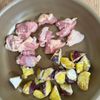 【さつまいもと鶏もも肉のバター醤油炒め】コク旨♡の工程2