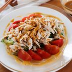 『野菜たっぷり☆バンバンジーサラダ』手作りごまだれ♬