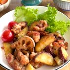豚こまれんこんおさつ揚げ