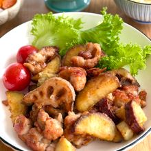 豚こまれんこんおさつ揚げ