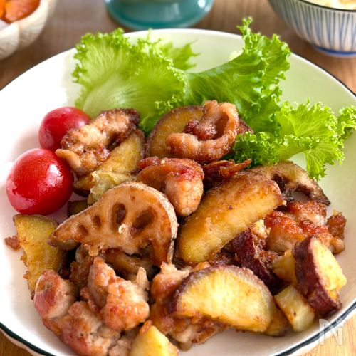 豚こまれんこんおさつ揚げ