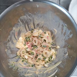 KUMIKOの作ってみた!投稿(かいわれ大根のわさびマヨ和え)