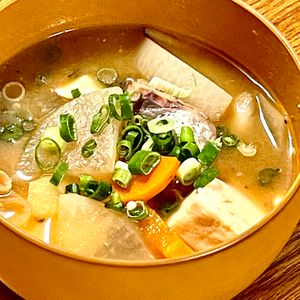 michuの作ってみた!投稿(【栄養満点】さば水煮缶で作る！簡単美味しいあら汁風みそ汁)