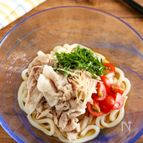 さっぱり♡豚しゃぶうどん【お酢がポイント】