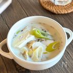あさりと豆腐の白スンドゥブ