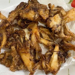 ひまわりの作ってみた!投稿(カリカリ舞茸のから揚げ【#揚げない #包丁不要 #おつまみ】)