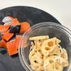 鮭とれんこんのカリカリカレーチーズ焼き【まぶして焼くだけ】の工程1