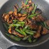 自炊くんの作ってみた!投稿(簡単‼︎
豚こま肉✖️いんげんの甘辛炒め)