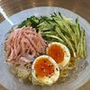 楽ラク手抜キッチン🐶🐾の作ってみた!投稿(【ハムとオクラときゅうりの冷やし醤油ラーメン】さっぱり！)