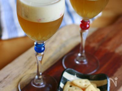 ビールに見立てた2層のスープ By おおもと のりこ 大本紀子 レシピサイト Nadia ナディア プロの料理家のおいしいレシピ