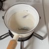 旬の桃を使って🍑桃とアールグレイのパンナコッタの工程1