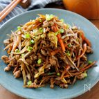 『ひき肉とごぼうのおかずきんぴら』ご飯が進む☆作り置きにも◎
