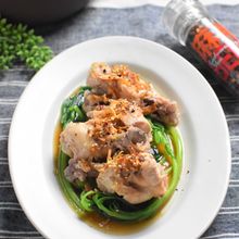 中華風*蒸し鶏手羽元*ほったらかしで簡単♪ホロリ骨離れ絶品!