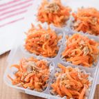 【冷凍作り置き】にんじんとツナの味噌ごま和え