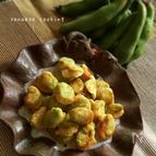旬♡子どもも喜ぶそら豆フリッター