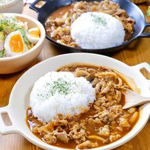 簡単バレンタインディナー♡『豚こま肉deポークストロガノフ』