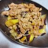 し☆の作ってみた!投稿(定食屋さん風《茄子と豚こまの生姜焼き》)