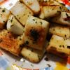 ぽらすの作ってみた!投稿(1分程度で完成!はんぺんのマヨ醤油いそべ炒め)