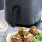 豆腐としいたけの和風ハンバーグ