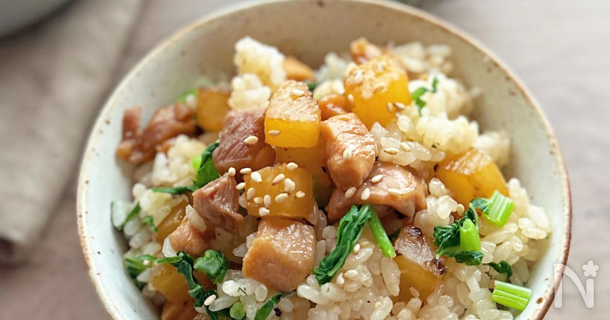 【鶏大根の混ぜご飯】炒めて混ぜるだけ！