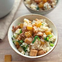 【鶏大根の混ぜご飯】炒めて混ぜるだけ!
