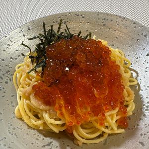楽ラク手抜キッチン🐶🐾の作ってみた!投稿(いくらの明太子パスタ【お正月にも】)