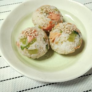 M＊Pの作ってみた!投稿(鮭のせ大根めし)