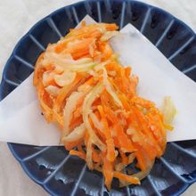 米粉でサクッと！野菜を味わうかき揚げ(グルテンフリー)