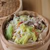 キャベツと桜えびの蒸しうどんの工程5