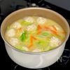 ふわふわ鶏団子と野菜のこく旨みそスープの工程5