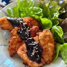 米粉で作るささみの味噌カツ【お弁当にも】