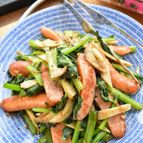 味付けは塩胡椒のみ♪ウィンナーの旨味を味わうシンプルソテー♪