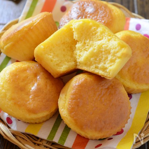 ノンオイル【米粉のクリームチーズマフィン】ふわふわ軽い食感♪