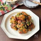 【割烹だしで作るキムチーズはんぺんボール】子供ウケ/節約