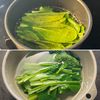 【ひじきと小松菜とじゃこのナムル】野菜もカルシウムも◎の工程1
