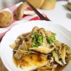たっぷりきのこあんの揚げだし豆腐