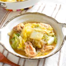 【鶏と白菜のうま煮】ワンパンでパパッとうますぎ〜
