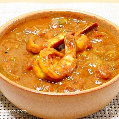 海老のスパイシートマトカレー