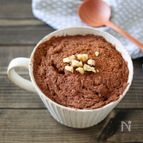 レンジで簡単♪ココアおからマグカップケーキ！油・小麦粉不使用