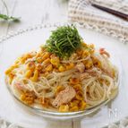 焼きとうもろこしマヨそうめん