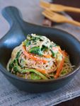 抱えて食べたい♪『白菜とはるさめのごまマヨポン』