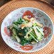【チンゲンサイと油揚げの白だし炒め】やさしい味♪