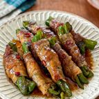 肉詰めより簡単《ピーマンの肉巻き♡甘酢ソース》